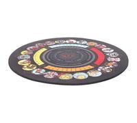 Kisangel Tarot Divination Pad Rubber Mat for Fortune Telling Cards, Traditional Waite Design Tarot Tablecloth, Sturdy Non-slip Altar Cloth for Home and Spiritual Use
