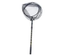 Kisangel Telescopic Fishing Net with Replaceable Braided Mesh Retractable Round Frame for Stream River Lake and Boat Fishing Easy Hook Removal and Fast Water Filtration