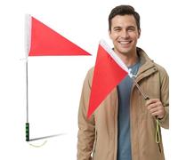 Kisangel Telescopic Tour Guide Flag Versatile for School Outings and Children's Excursions Sturdy and Easy to Carry Decorative Traffic Management Flag