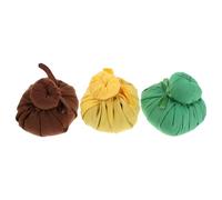 Kisangel Thai Herbal Hot Compress Balls 3Pcs Set for Eye and Body Therapy, Cotton Cloth Aroma Massage Balls for Muscle Relaxation and Deep Tissue Treatment