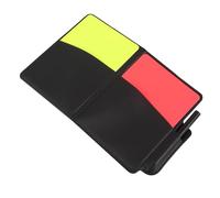 Kisangel Thick Soccer Referee Cards Set with Red and Yellow Cards Includes Note-taking Book and Pencil for Football Officials Streamlined Incident Logging for Adult Matches