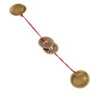 Kisangel Thickened Brass Shell Divination Set with Chinese Copper Coins for Feng Shui Wealth and Luck Includes Comprehensive Hexagram Guide and Luxurious Lunar Year Ornament