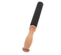 Kisangel Tibetan Singing Bowl Striker Wooden Mallet for Singing Bowl Tool for Buddhist Yoga Chime Paddle Pu Wrapped Stick