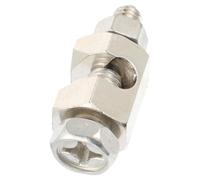 Kisangel Tin Plated Copper Cable Clamp for Solar Panel Grounding with Wide Wire Size Compatibility, Suitable for Industrial and Home Use, Compatible with 2.5-10 Mmsq and 14-6 Awg Cables