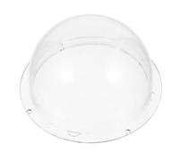 Kisangel Transparent Acrylic Camera Dome Cover Rain Shield Protector for Outdoor Security Surveillance Housing Clear Plastic Shell with Weatherproof Design