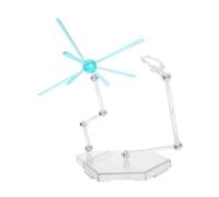 Kisangel Transparent Action Figure Holder Stand for Figurines Reliable Support Display Base with Dynamic Angles Wide Compatibility for Doll Models and Collectible