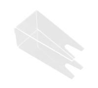 Kisangel Transparent Table Tennis Racket Display Stand Stable Base Paddle Holder for Display and Storage Modern Elegant Acrylic Rack for Pong Paddle Organization