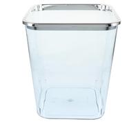 Kisangel Trash Bin 15l PP Office Bathroom Waste Basket | Simple Blue Design, Easy to Clean Interior, Fits Tight Spaces, Visible Fill Level for Apartment Use