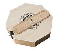 Kisangel Travel Cajon Drum Portable Wooden Percussion Cajon Drum Box for Practice Performances and Outdoor Events
