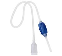 Kisangel Tropical Fish Algae Treatment 3pcs Siphon Vacuum Water Pump Fish Tank Hand Pump Aquarium Suction Pump Water Hand Pump Aquarium Vacuum Fish Tank Siphon Pump Aquarium Cleaning Tools White