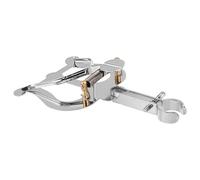 Kisangel Trumpet Horn Marching Clamp-On Lyre Metal Sheets Music Clips Stand Instrument Holder for French Horn Musical Instrument Accessories