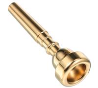 Kisangel Trumpet Mouthpiece Gold Brass Replacement for Trumpets Comfortable Durable Design for Beginners Standard Excellent Sound Quality Easy to Clean