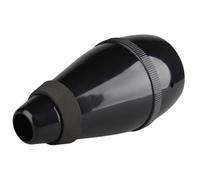 Kisangel Trumpet Practice Mute Abs Closed Design Trumpet Muffler Silencer Black Small Size Lightweight for Beginners and Practice Sessions