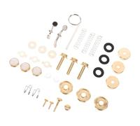 Kisangel Trumpet Valve Repair Kit Metal and Felt Material with Finger Buttons and Connecting Rods for Precise Fitting and Rapid Key Response, for Stage Performance and Student Musicians