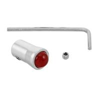 Kisangel Tuning Fork Holder, Tuning Fork Secure Base, Aluminium Alloy and Red Jade, Stable Protective Support for Meditation and Sound Healing, Musical Instrument Accessory