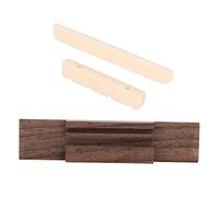 Kisangel Ukulele Bridge Set Ukulele Nut Repair Accessories for Fittings for Acoustic Saddle Replacement Childrens