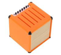 Kisangel Ukulele Pick Box Storage Case for Guitar Plectrum Orange Compact Organizer for Players for Music Practice Sessions