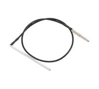 Kisangel Ukulele Pickup Transducer No Additional Power Required High Sensitivity Plastic and Ceramic Piezo Bar under Saddle Cable, Black for Ukulele and Plucked Instruments