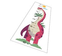 Kisangel Unique Cartoon Animal Design Boys and Girls Growth Chart Wall Sticker Height Measuring Decal No Fading Removable Without Residue Nursery Decor