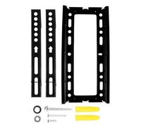 Kisangel Universal TV Wall Bracket Articulating Steel Arm for 17-43 Inch LCD Televisions, 1.2mm Thick Black Steel TV Mount Suitable for Home and Office Wall Installation
