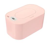 Kisangel USB Wet Tissue Warmer, Portable Wipes Heating Machine with Built-in Display, Constant Temperature Control, PP Box, 40°C-60°C, for Diaper Changing and Home, Baby Care