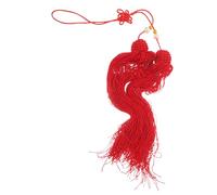 Kisangel Vibrant Red Martial Arts Sword Tassel Hanging Decoration for Tai Chi Sword Training and Competition Safe Material Accessory Compatible with Various Martial Arts Equipment
