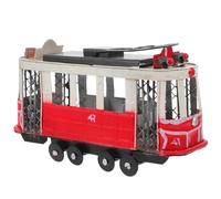 Kisangel Vintage Car Model: Old Fashioned British Bus Toy Retro Iron Car Collectible Vehicle Truck Figurine For Desk Shelf Office Display Party Decoration