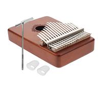 Kisangel Vintage Keys Kalimba Thumb Piano for Beginners Durable Construction Tone for Adults and Music Learning Included