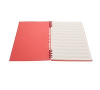 Kisangel Vintage Music Composition Notebook for Removable Loose Leaf Stave Paper Wide Spacing for Easy Note Writing Retro Red Design Professional Guitar and Piano Learning Journal
