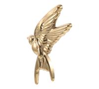 Kisangel Vintage Swallow Lapel Pin Brooch for Women, Hand Polished Stainless Steel with Elegant Retro Design, Lightweight Classic Bird Brooch for Formal Events and Anniversary Jewelry