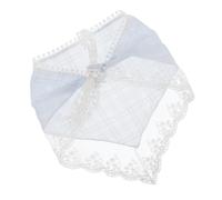 Kisangel Vintage Triangle Hair Scarf Headband for Women Breathable Polyester Fabric, Lace Design, Versatile Use for Summer Boho and French Countryside Style Hair Accessories