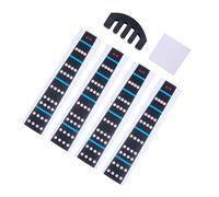 Kisangel Violin Finger Guide Sticker for Beginner Violinists, Paper Fingerboard Dot Stickers with Practice Mute Cloth, Safe and Non-damaging Finger Position Marker for Children and Random Color