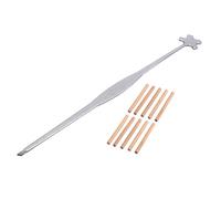 Kisangel Violin Repair Tool Set Sturdy Wood and Metal Construction Stainless Steel Easy to Insert and Camber with Sound Post Setter and Frets Hook for Violin Repair and Maintenance