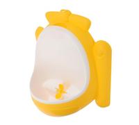 Kisangel Wall Mounted Toddler Urinal for Boys Cartoon Potty Training Urinal Easy Installation 1-Piece Set for Boys and Girls Bathroom