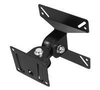 Kisangel Wall Mounted Tv Bracket Heavy-duty Iron Tilt Swivel Mount for Tvs and Monitors Corner Compatible Easy Installation for Living Bedroom Office