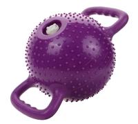 Kisangel Water Fillable Kettlebell, Fitness Kettlebell, Pvc Plastic, Double Handle, Massage Dots, Purple, 4lb-12lb, for Pilates and Yoga Training, Muscle Strength Building