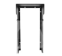 Kisangel Waterproof Doorbell Cover for Exterior Control Systems and Video Intercoms, Black Metal and Acrylic Material with High Definition Window, Wall Mount Setup for Residential Use