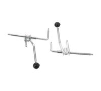 Kisangel Wheelchair Metal Rest Front Rod Spring Height Adjuster Leg Replacement with Foot Pedal Control, Easy Operation Mechanism and Improved Blood Flow for Nursing Homes and Home Care
