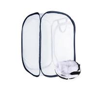 Kisangel White Foldable Insect Cage Portable Habitat for Outdoor Exploration Stimulate Interest Nature Zipper for Random Color for Insect Observation and Study
