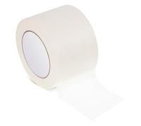 Kisangel Wide White Masking Tape 8cm X 50m Strong Adhesive | Easy Hand Tearing, No Paint Bleed, Paper Material, for Office Use and Art Studio