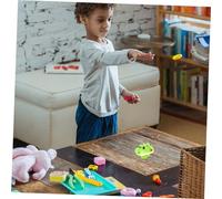Kisangel Wind Up Plush Frog Clockwork Jumping Animal Plaything for Educational Outdoor Fun Boy Girl Hoppers Party Entertainment