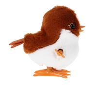 Kisangel Wind Up Sparrow Plush for Cartoon Animal Plaything Interactive Clockwork Jumping Promotes Coordination and Physical Activity Party Favor Gift