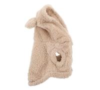 Kisangel Winter Warm Bunny Ears Pet Hoodie for Small Dogs and Cats Lightweight Small Puppy Clothes with Adorable Rabbit Ear Hood Easy Wear Thermal Sweater for Indoor Outdoor Use