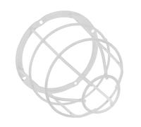 Kisangel Wire Alarm Cover Cage Protector for Fire Alarms and Sensors Easy Install Collision Guard for Home and Commercial High-risk Areas Sensor Shield with Stylish Design