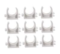 Kisangel Wire Wall Fixed Holder Clamp U-Shaped Support for Pipe Tubular Frames Lightweight Corrosion-Resistant Clips for Fast Installation and Tidy Pipeline Layout