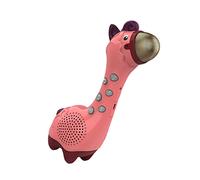 Kisangel Wireless, for Children with 1800mah Battery Cartoon Giraffe Shape Singing Microphone Toy Abs Plastic Material, Safe for Baby Playing, Educational Karaoke Machine