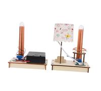 Kisangel Wireless Power Transmission DIY Table Lamp Kit for Stem Education Beginner Friendly Science Experiment for Integrates Electronics and Engineering Principles Enhances Learning in