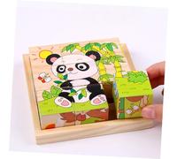 Kisangel Wooden Animal Puzzle for Educational Cognitive for Year Old Hand Eye Coordination Development Parent Interactive Early Learning Game