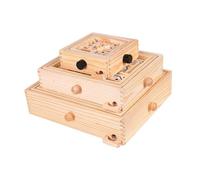 Kisangel Wooden Bead Maze Puzzle for Educational Balance Game for Boys Develops Problem Solving Skills Safe Wooden Material for Patience Practice