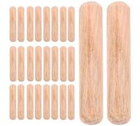 Kisangel Wooden Dowels Easy to Install and Remove 200pcs for Versatile Design, Made from Sturdy Wood Material for DIY Crafts and Woodworking Projects for Joints and Furniture Repair